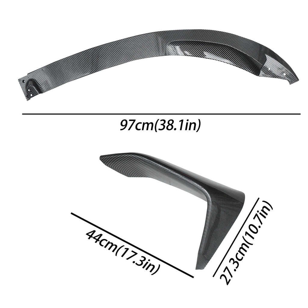 Front Bumper Lip Splitter Carbon Fiber Style For 2015-2020 BMW F80 F82 F83 M3 M4