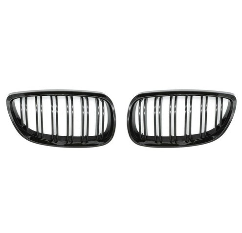 For BMW E92 E93 2007-2010 Gloss Black Front Kidney Grille Style 328i 335i Coupe