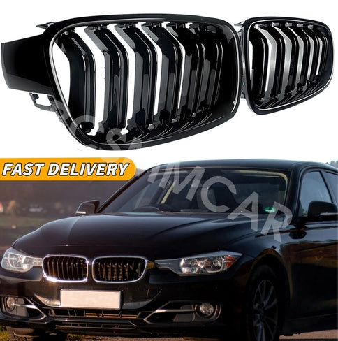 Car Front Bumper Hood Grille Fit For BMW 3 Series F30 F35 2013-2019