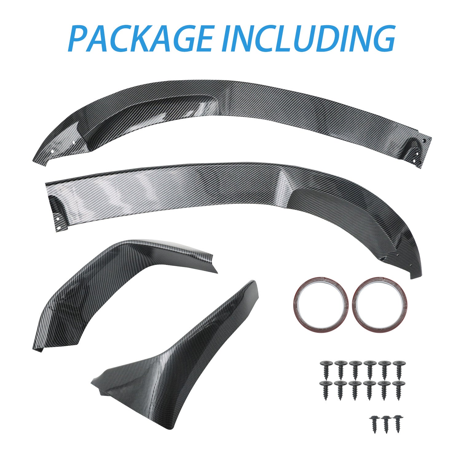 Front Bumper Lip Splitter Carbon Fiber Style For 2015-2020 BMW F80 F82 F83 M3 M4