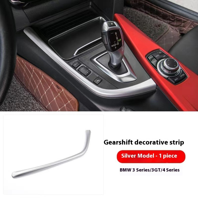 Suitable For BMW 3 Series Car Door Decoration Strip Sports Version 4 Series GT316i320li Central Control Gear Trim Modification