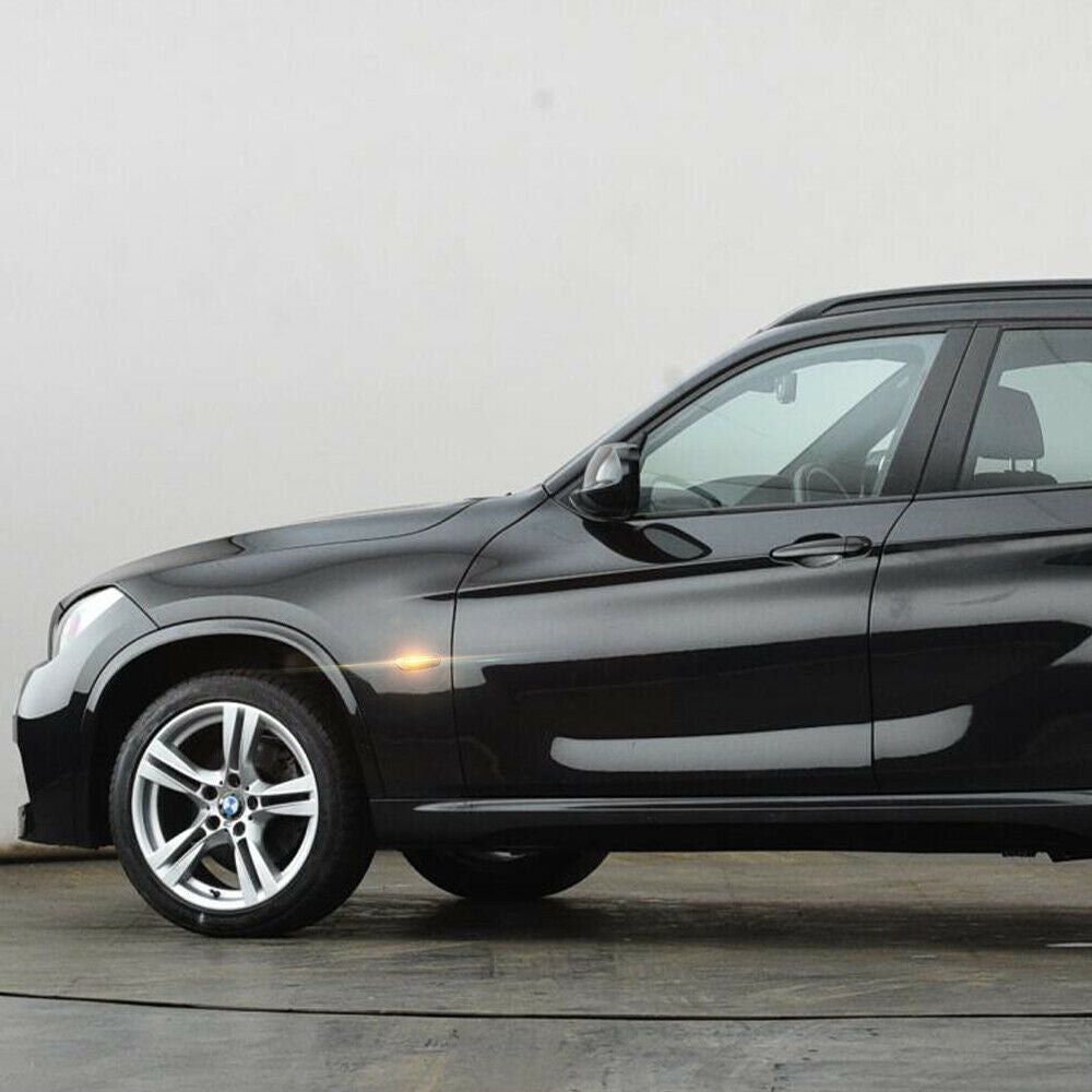 2 Smoke LED Side Marker Turn Signal Light Replacement For BMW E90 E91 E92 E93