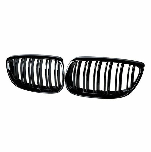 For BMW E92 E93 2007-2010 Gloss Black Front Kidney Grille Style 328i 335i Coupe